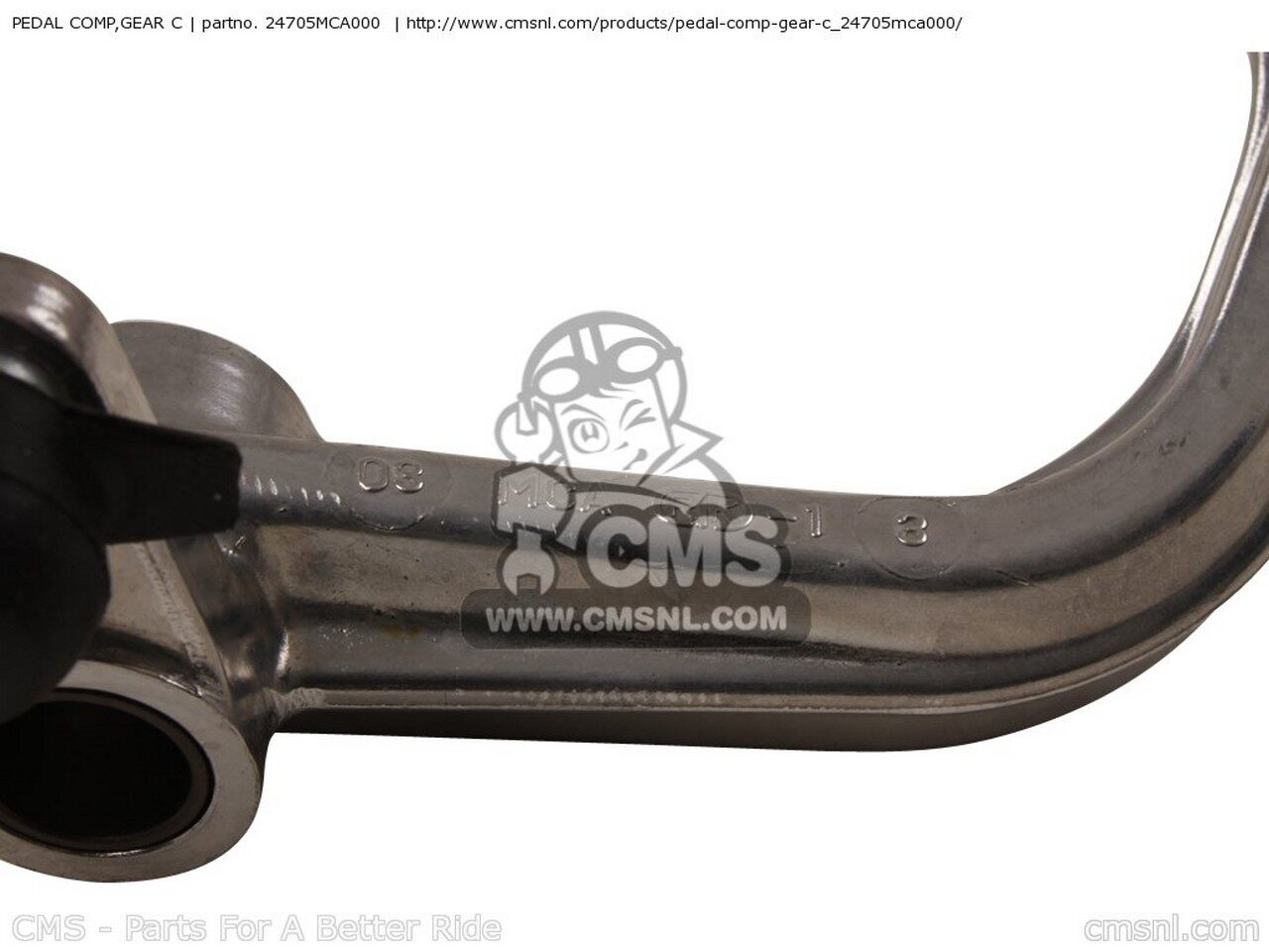 CMS シーエムエス PEDAL COMP，GEAR C GL1800 GOLDWING 1 USA 2 3 4 5 6 AUSTRALIA / GH BRAZIL ENGLANDGH EUROPEAN DIRECT SALES FRANCE CMF IRELAND GL1800A KMH CANADA ENGLAND HONDA ホンダ シフトペダル ステップ 足回り｜ウェビック　店 22,349円