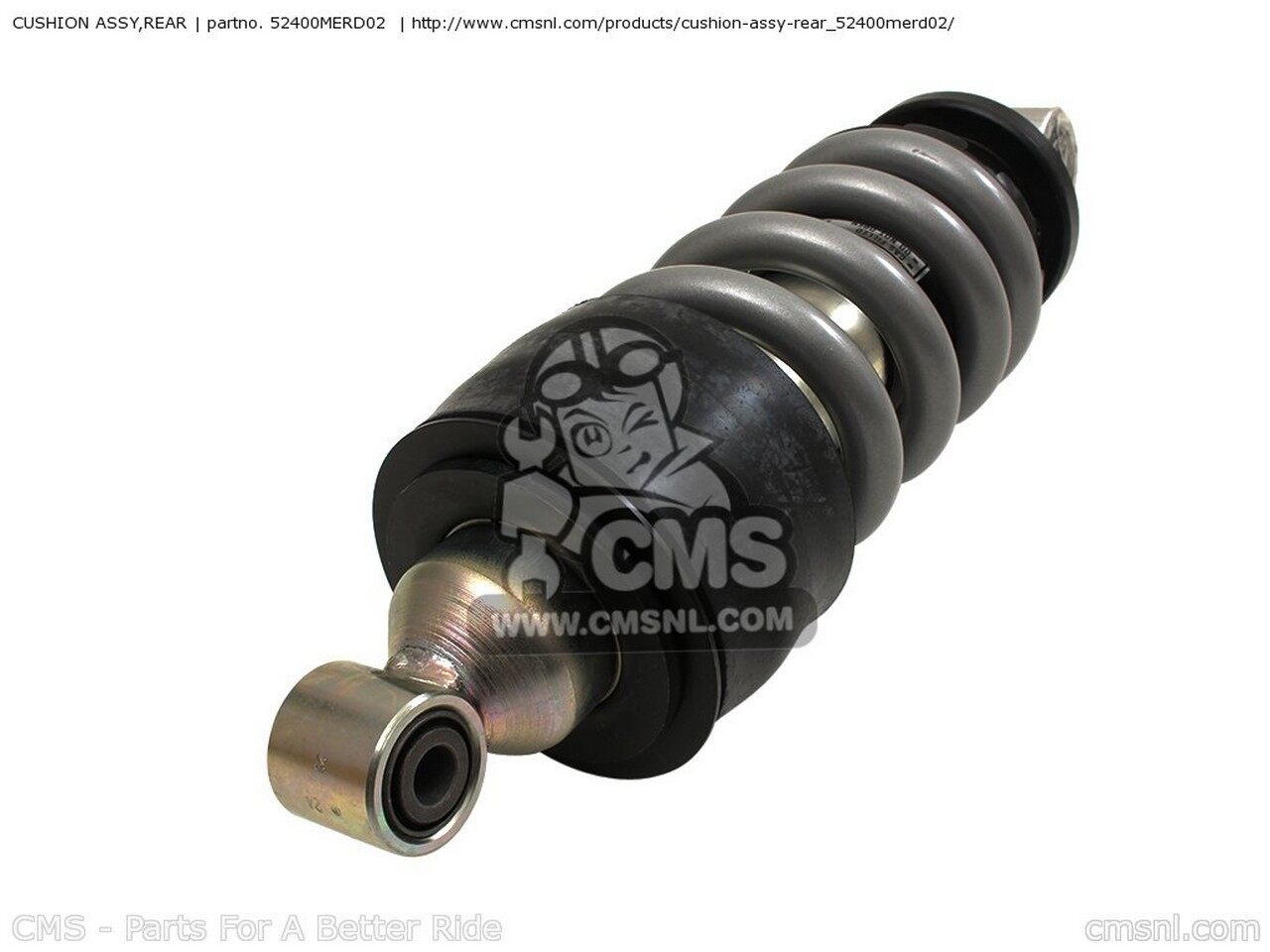 CMS シーエムエス CUSHION ASSY，REAR CBF500 2004 4 ENGLAND EUROPEAN DIRECT SALES / 3ED FRANCE CMF IRELAND 2006 6 25K CBF500A ABS CBF600N MPH 2005 5 MKH SPC KPH CBF600NA CBF600S HONDA ホンダ リアサスペンション サスペンション 足回り