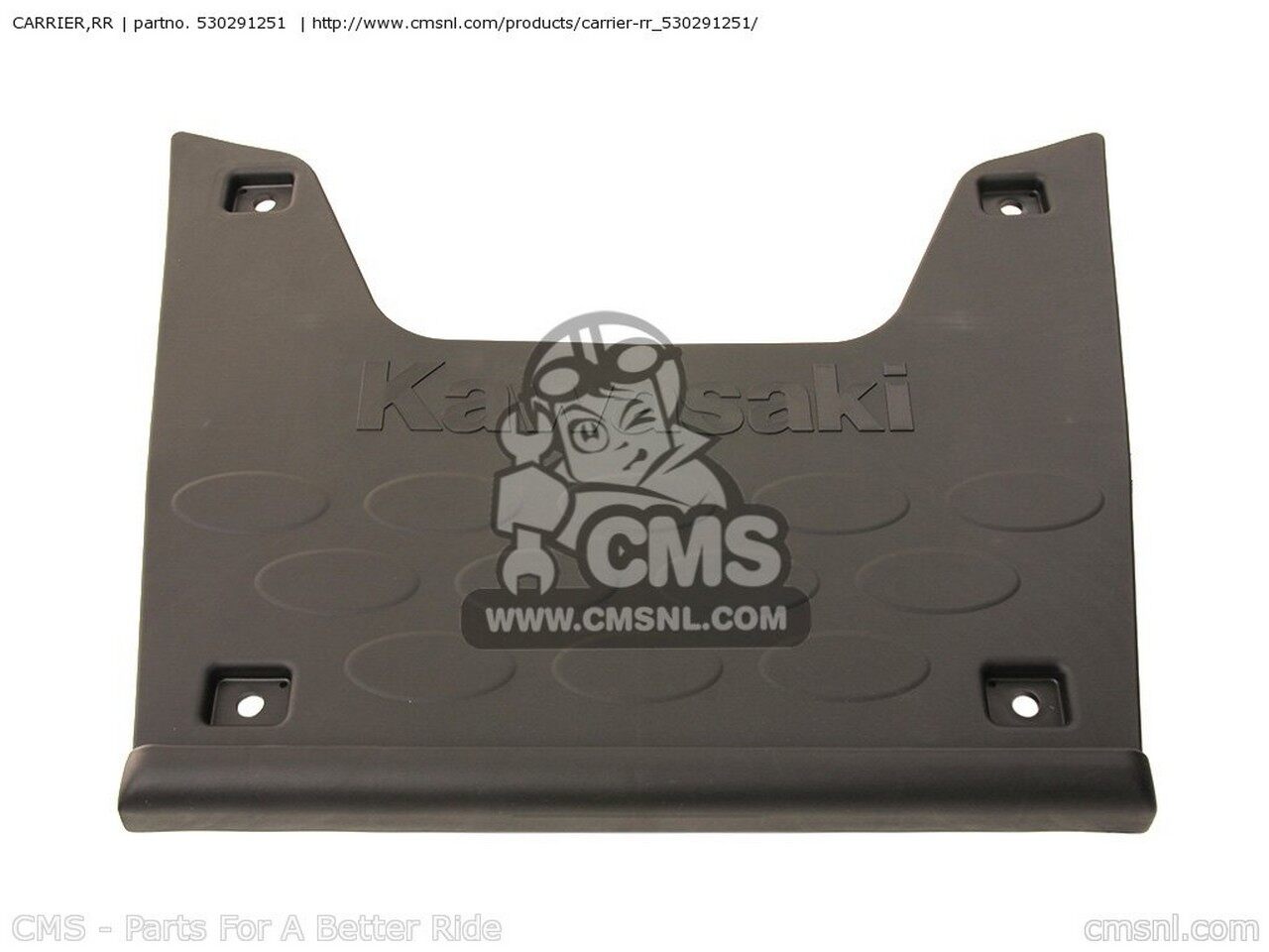 CMS シーエムエス CARRIER，RR KVF650-A1 PRAIRIE650 2002 USA KVF650-A2 2003 / 4X4 KVF650-B1 KVF650-B2 KAWASAKI カワサキ リアキャリア 外装