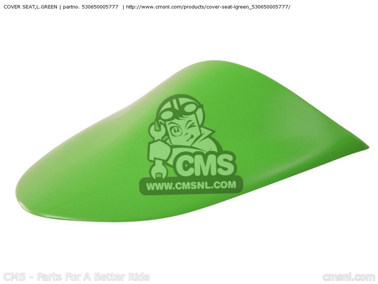 CMS シーエムエス COVER SEAT，L.GREEN ZX1000D6F NINJA ZX10R USA CALIFORNIA CANADA ZX1000D7F ZX600N1 ZX6RR 2005 ZX600N6F 2006 ZX636C6F ZX6R ZX636D6F KAWASAKI カワサキ その他シートオプション・補修部品 シート関連 外装