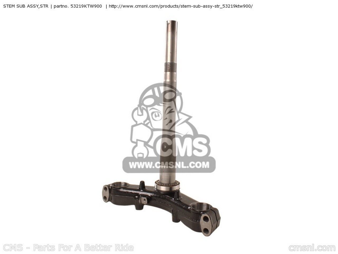 CMS シーエムエス STEM SUB ASSY，STR SH300 2007 7 FRANCE / CMF 2F 2008 8 ENGLAND MKH EUROPEAN DIRECT SALES 3ED 2009 9 TBX 2010 A 2011 B SH300A ABS 2E SH300A9 SH300AA SH300AB SH300AR SPC SH300ARA SH300R SH300R9 HONDA ホンダ ハンドル｜ウェビック　店 83,857円