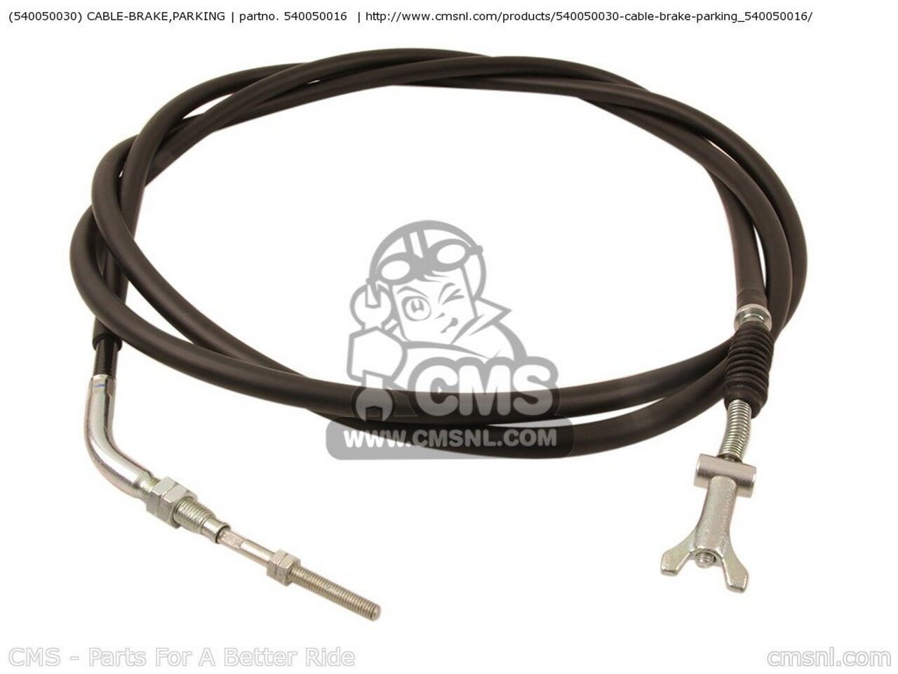 CMS シーエムエス (54005-0030) CABLE-BRAKE，PARKING KRF750-B8F TERYX750 2008 USA / 4X4 KRF750-G9F 2009 KRF750-L9F SPORT KRF750-L9FA KAWASAKI カワサキ ブレーキワイヤー・ブレーキケーブル ブレーキ