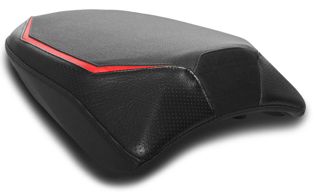 LUIMOTO ルイモト リアシートカバー Grezzo MULTISTRADA V4 DUCATI ドゥカティ シートカバー シート関連 外装 カラー：スエード ブラック／TEC-GRIP／SP レッド／PERF ブラック／CF ブラック