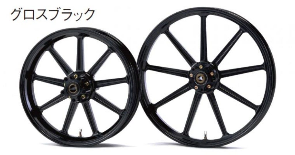 GLIDE グライド アルミニウム鍛造ホイール【9S】リア SPORTSTER HARLEY-DAVIDSON ハーレーダビッドソン ホイール ホイール関連 足回り カラー:グロスブラック(ガラスコート)|ウェビック 店