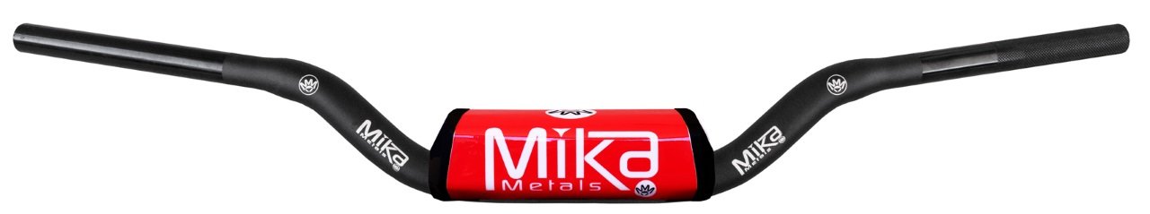 MIKA Metals ミカメタルズ テーパーハンドルバー RAW シリーズ ハンドルバー ハンドル バーパッドカラー:レッド / ベンドタイプ:STEWART/VILLOPOTO(996)|ウェビック 店