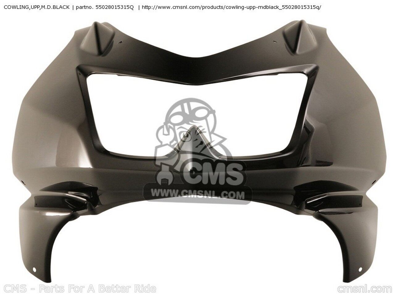 CMS シーエムエス COWLING，UPP，M.D.BLACK EX250J9F NINJA 250R 2009 USA KAWASAKI カワサキ アッパーカウル・フロントカウル カウル関連 外装｜ウェビック　店