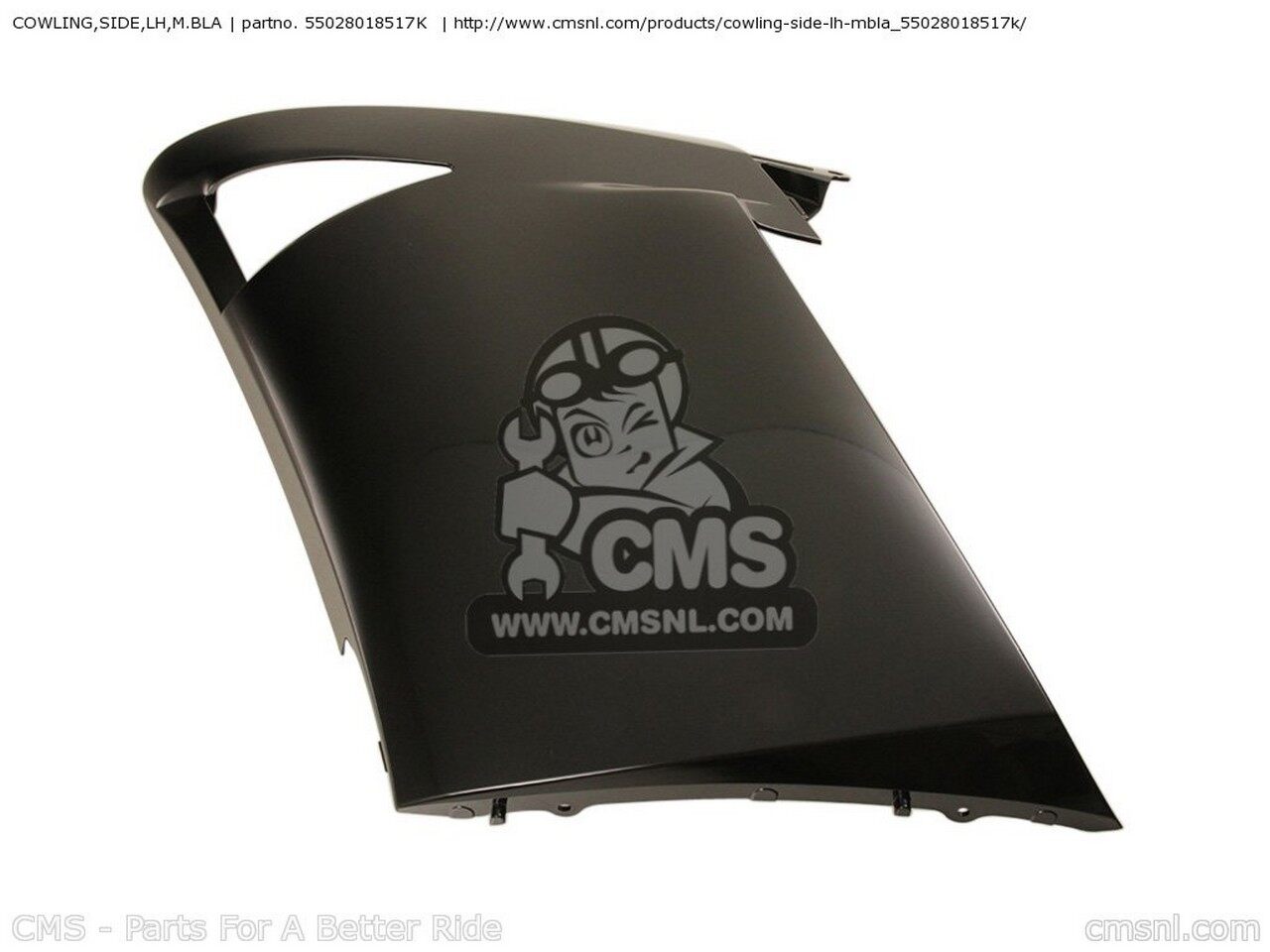CMS シーエムエス COWLING，SIDE，LH，M.BLA ZG1400A9F CONCOURS 14 USA / ABS ZG1400B9F KAWASAKI カワサキ サイドカウル・サイドカバー カウル関連 外装