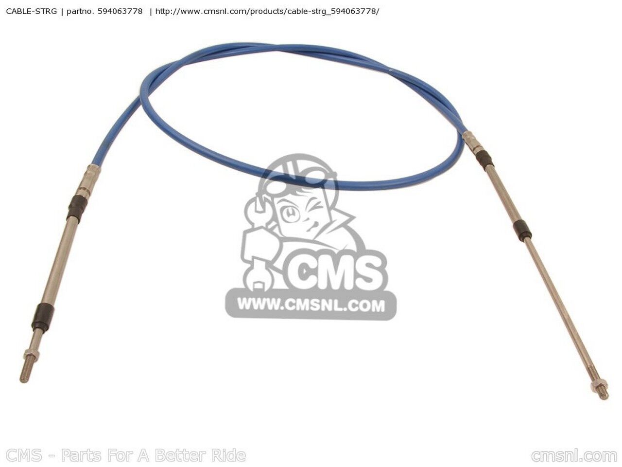 CMS シーエムエス CABLE-STRG KAWASAKI カワサキ その他ハンドルオプション・補修部品 ハンドル