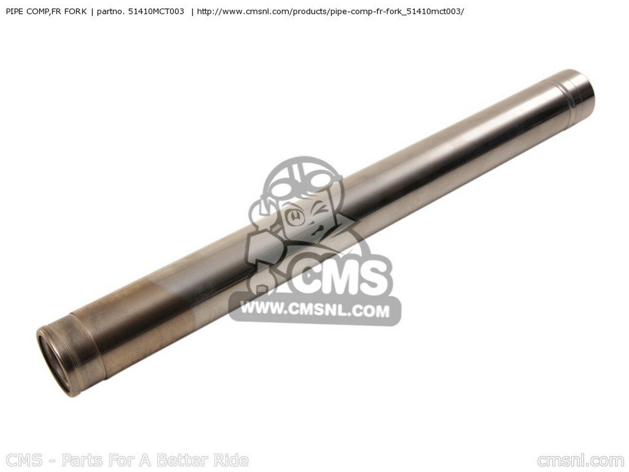 CMS シーエムエス PIPE COMP，FR FORK FJS400D SILVER WING 2006 6 EUROPEAN DIRECT SALES FRANCE / CMF FJS600A 2004 4 ABS 2007 7 ENGLAND MPH IRELAND FJS600D HONDA ホンダ インナーチューブ サスペンション 足回り
