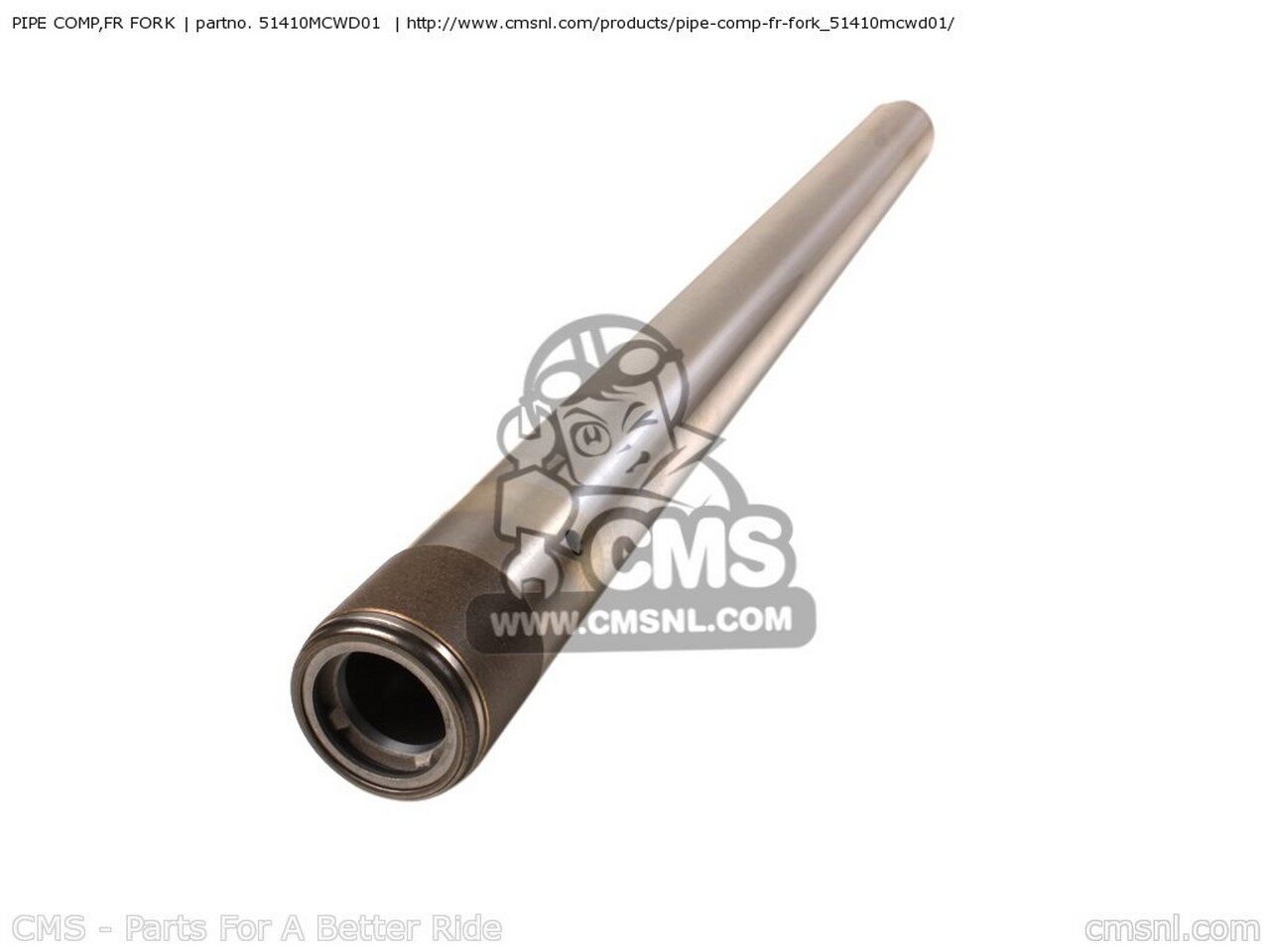 CMS シーエムエス PIPE COMP，FR FORK VFR800 2 AUSTRALIA FRANCE 6 ENGLAND EUROPEAN DIRECT SALES / CMF IRELAND 8 TWO 9 MK MME TYPE ENGLAN DMK 3 4 INTERCEPTOR USA VFR800A CANADA ABS 5 HONDA ホンダ インナーチューブ サスペンション 足回り 43,055円