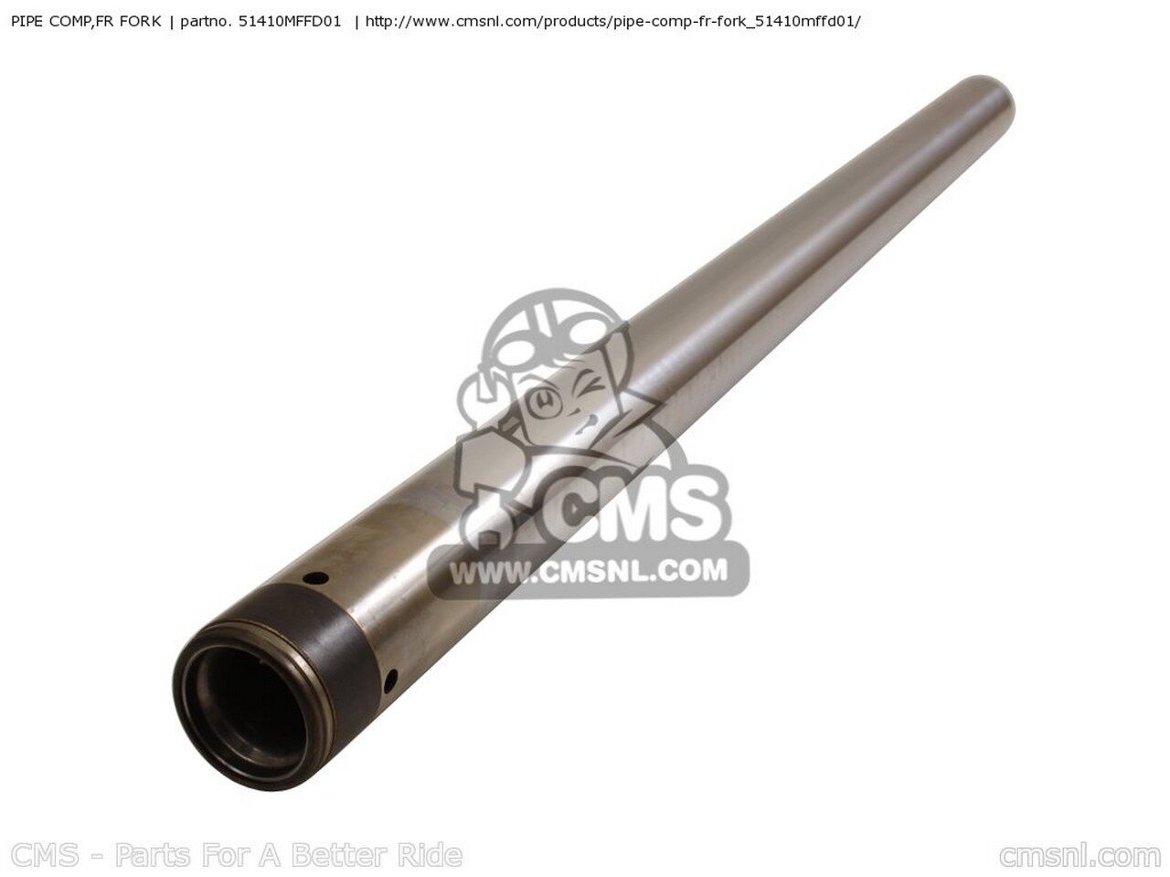 CMS シーエムエス PIPE COMP，FR FORK XL700V TRANSALP 2008 8 ENGLAND EUROPEAN DIRECT SALES FRANCE / ABS 2009 9 MKH SPC CMF 2010 A 2011 B XL700VA F HONDA ホンダ インナーチューブ サスペンション 足回り