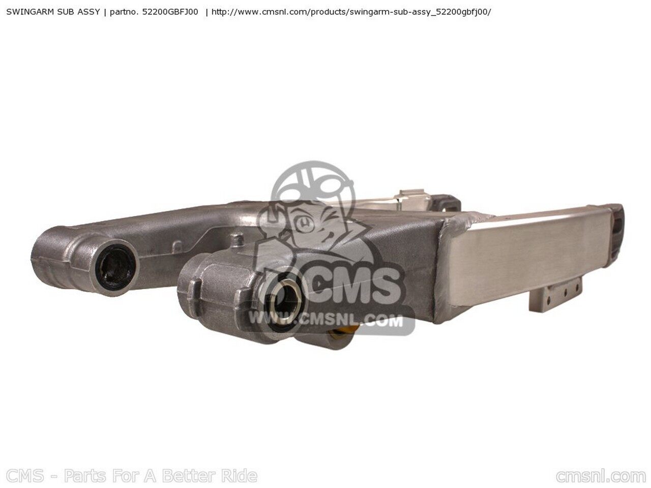CMS シーエムエス SWINGARM SUB ASSY CR80R 2000 Y AUSTRALIA CANADA EUROPEAN DIRECT SALES USA 2001 1 2002 2 CR85R 2003 3 / CMF 2004 4 2005 5 2006 6 2007 7 HONDA ホンダ スイングアーム 足回り｜ウェビック　店