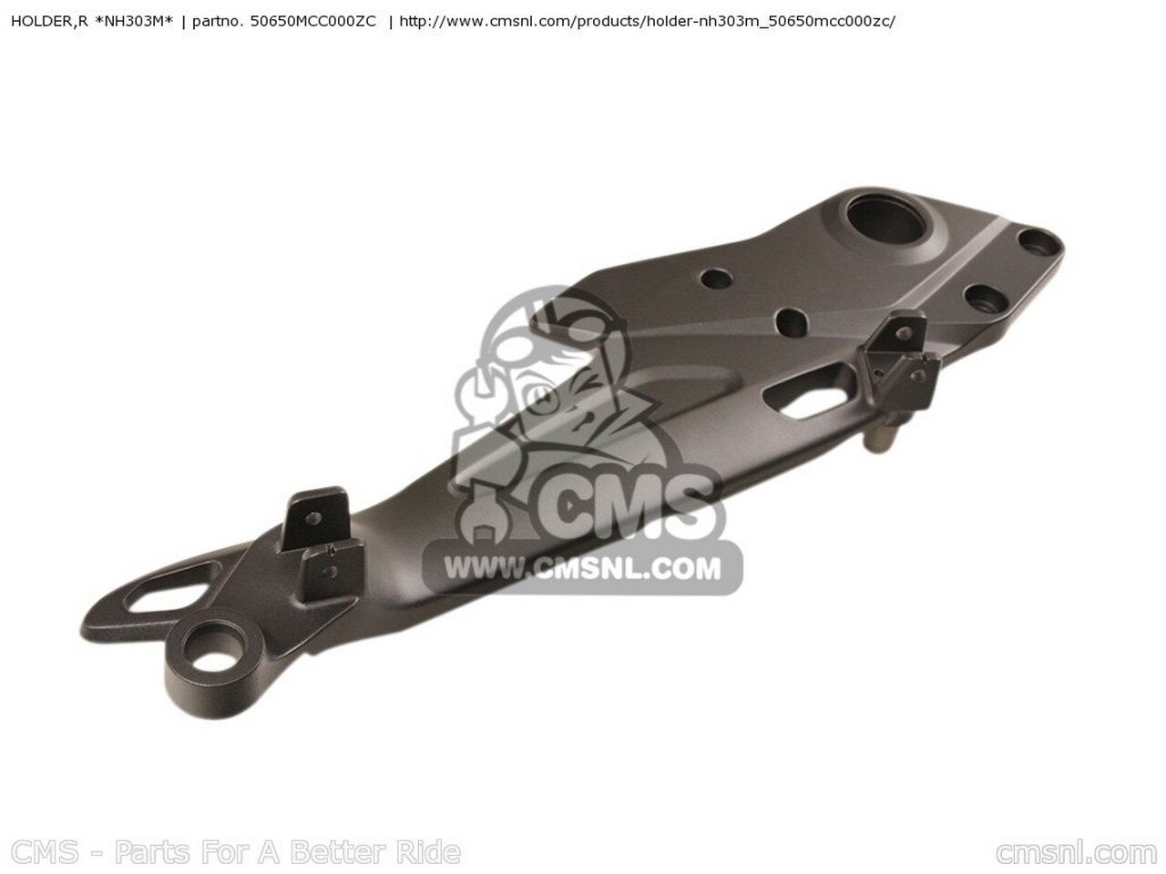CMS シーエムエス HOLDER,R *NH303M* CB1100SF X11 2001 1 EUROPEAN DIRECT SALES HONDA ホンダ その他ステップオプション・補修部品 ステップ 足回り|ウェビック 店