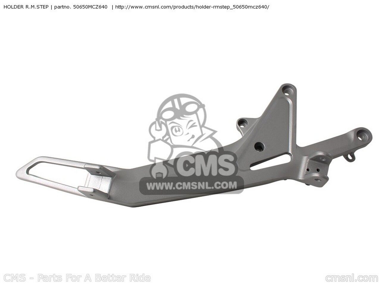 CMS シーエムエス HOLDER R.M.STEP CB900F 2002 2 AUSTRALIA CANADA ENGLAND USA 2003 3 KOREA 2004 4 HORNET EUROPEAN DIRECT SALES FRANCE GERMANY NETHERLANDS HONDA ホンダ その他ステップオプション・補修部品 ステップ 足回り｜ウェビック　店