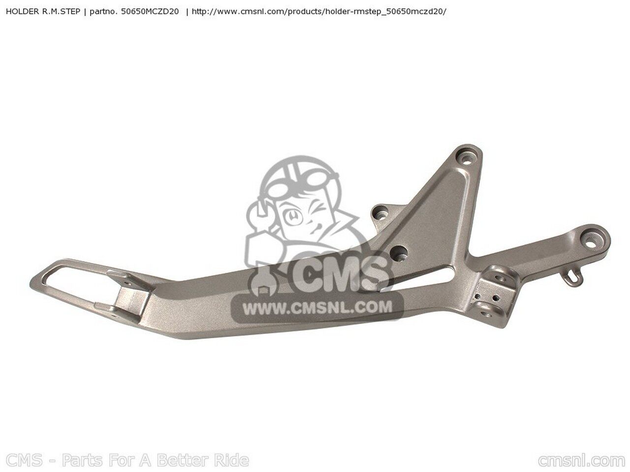 CMS シーエムエス HOLDER R.M.STEP CB900F 2005 5 AUSTRALIA ENGLAND IRELAND KOREA USA 2006 6 HORNET EUROPEAN DIRECT SALES FRANCE NETHERLANDS HONDA ホンダ その他ステップオプション・補修部品 ステップ 足回り