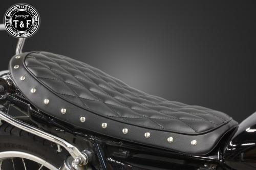 Garage T&F ガレージ スタッド付きダイヤシート(Face-7) SR400 YAMAHA ヤマハ シート シート関連 外装