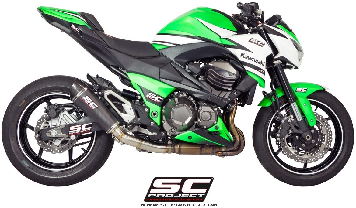 SC-PROJECT SCプロジェクト カーボンコニックスリップオンサイレンサー Z800 KAWASAKI カワサキ スリップオンマフラー マフラー