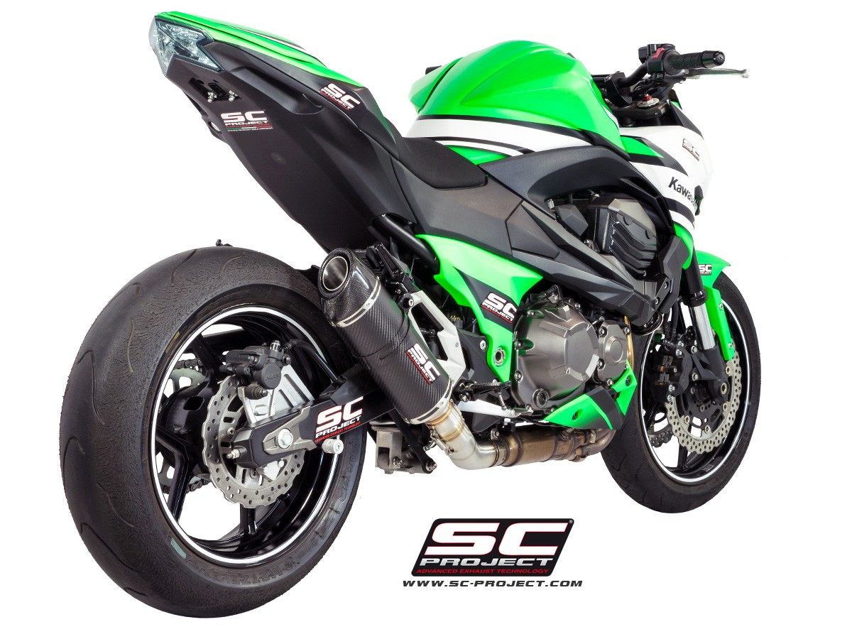 SC-PROJECT SCプロジェクト マットカーボン オーバルスリップオンサイレンサー Z800 KAWASAKI カワサキ スリップオンマフラー マフラー