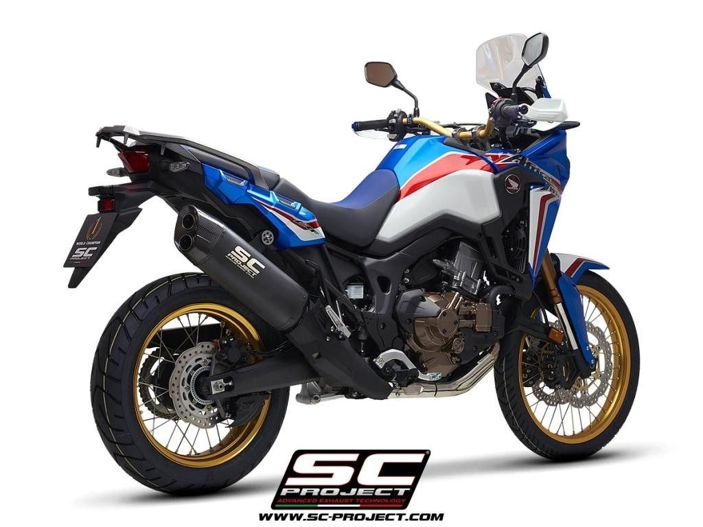 SC-PROJECT SCプロジェクト アドベンチャーエキゾースト【公道走行可】 CRF1000L AFRICA TWIN Adventure Sports DCT HONDA ホンダ スリップオンマフラー マフラー｜ウェビック　店 104,060円