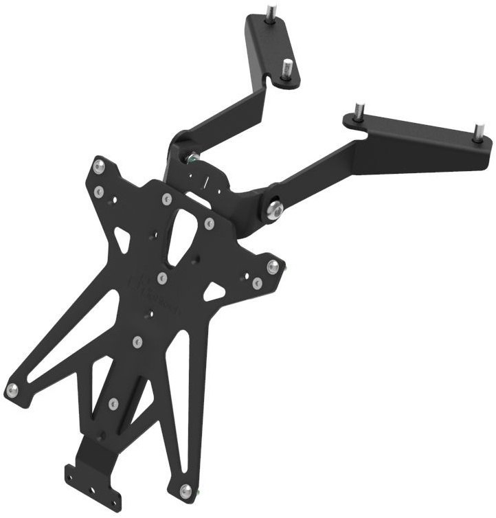 LighTech ライテック アジャスタブルナンバープレートホルダー T-MAX 530 YAMAHA ヤマハ ナンバーステー 外装 タイプ：ナンバー灯／リフレクター未付属 バージョン