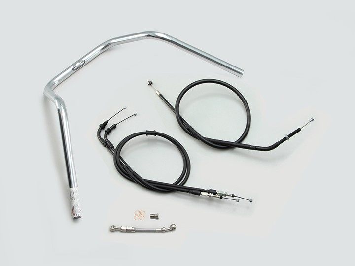 HURRICANE ハリケーン 200アップ3型プルバック ハンドルセット モンキー125 HONDA ホンダ ハンドルキット ハンドル