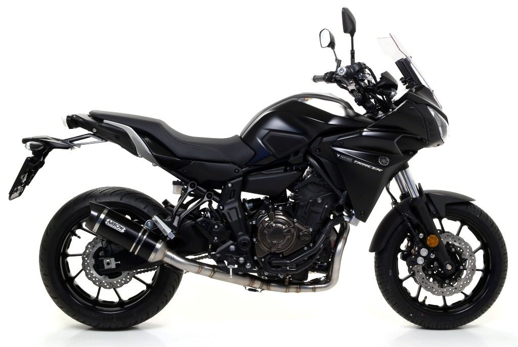ARROW アロー THUNDER サイレンサー MT-07 TRACER 700 7 YAMAHA ヤマハ スリップオンマフラー マフラー サイレンサー材質：アルミニウム
