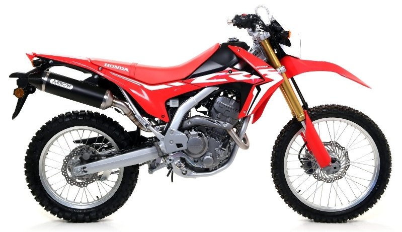 ARROW アロー THUNDER スリップオンマフラー CRF 250 L RALLY 300 HONDA ホンダ マフラー サイレンサー材質：アルミニウムダーク