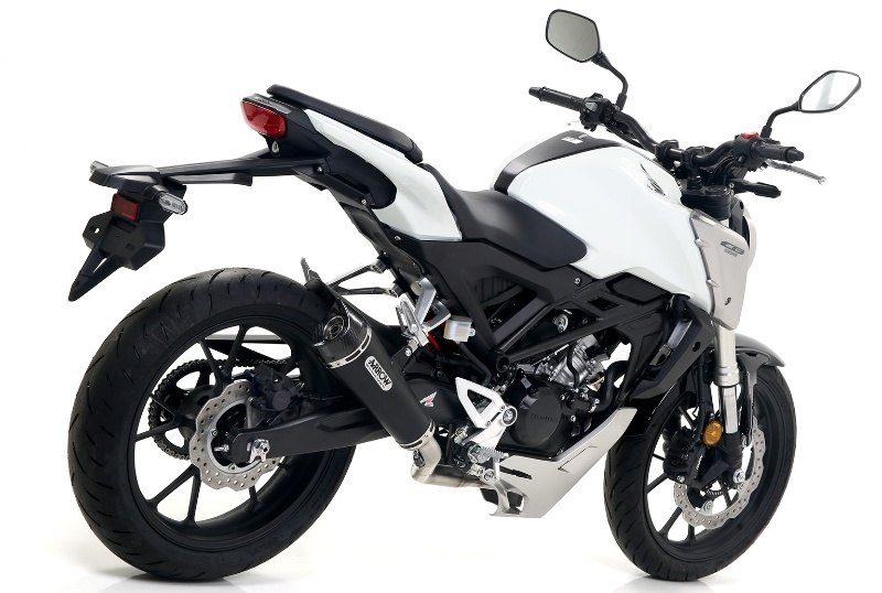 ARROW アロー X-KONE サイレンサー CB 125 R HONDA ホンダ スリップオンマフラー マフラー サイレンサー材質：ダークステンレス