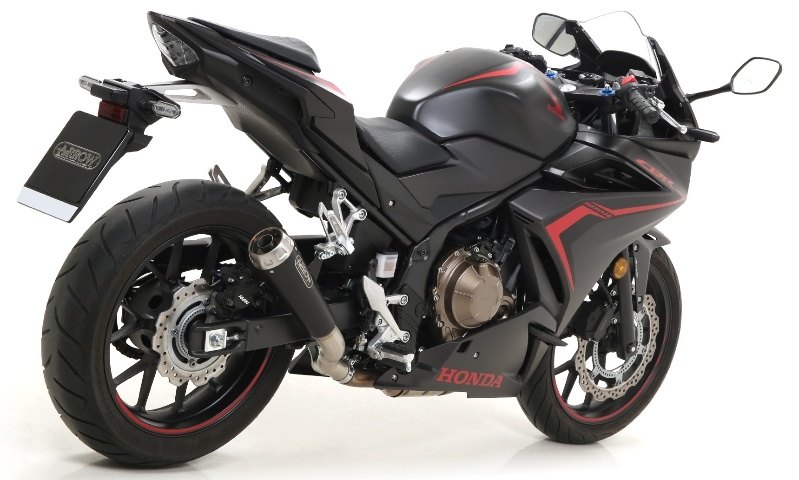 ARROW アロー PRO-RACE スリップオンマフラー CBR 500 R CB F HONDA ホンダ マフラー サイレンサー材質：ステンレスダーク｜ウェビック　店