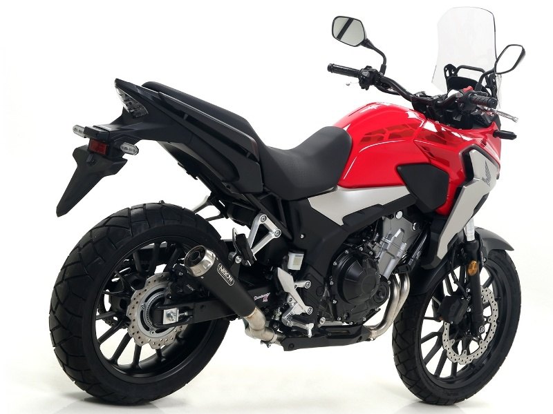 ARROW アロー PRO-RACE サイレンサー CB 500 X HONDA ホンダ スリップオンマフラー マフラー サイレンサー材質：ダークステンレス｜ウェビック　店