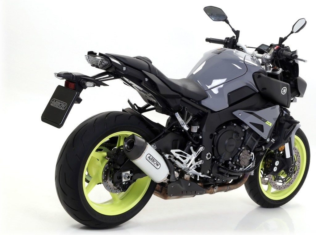 ARROW アロー INDY RACE スリップオンマフラー MT-10 YAMAHA ヤマハ マフラー サイレンサー材質：アルミニウムダーク