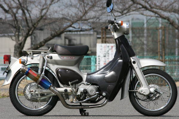 K2TEC ケイツーテック Bomber[ボンバー]チタン リトルカブ HONDA ホンダ フルエキゾーストマフラー マフラー｜ウェビック　店