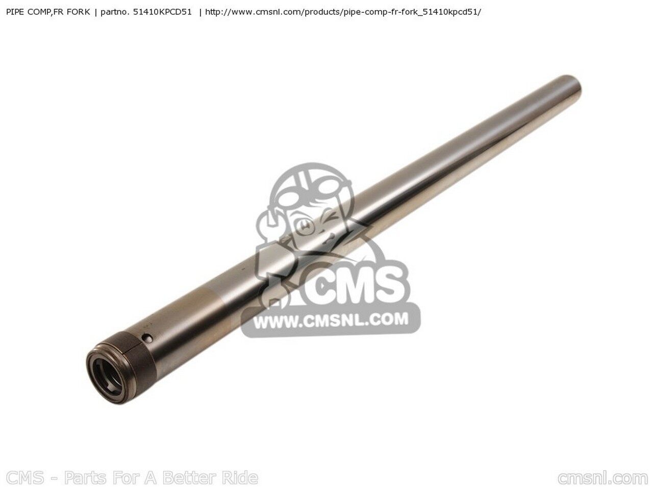 CMS シーエムエス PIPE COMP，FR FORK HONDAXL125V VARADERO 2010 A ENGLAND / MKH XL125V 2009 9 TYPE 2 EUROPEAN DIRECT SALES DX 4 6 CMF 5 7 2011 B 3 2007 MPH HONDA ホンダ インナーチューブ サスペンション 足回り｜ウェビック　店