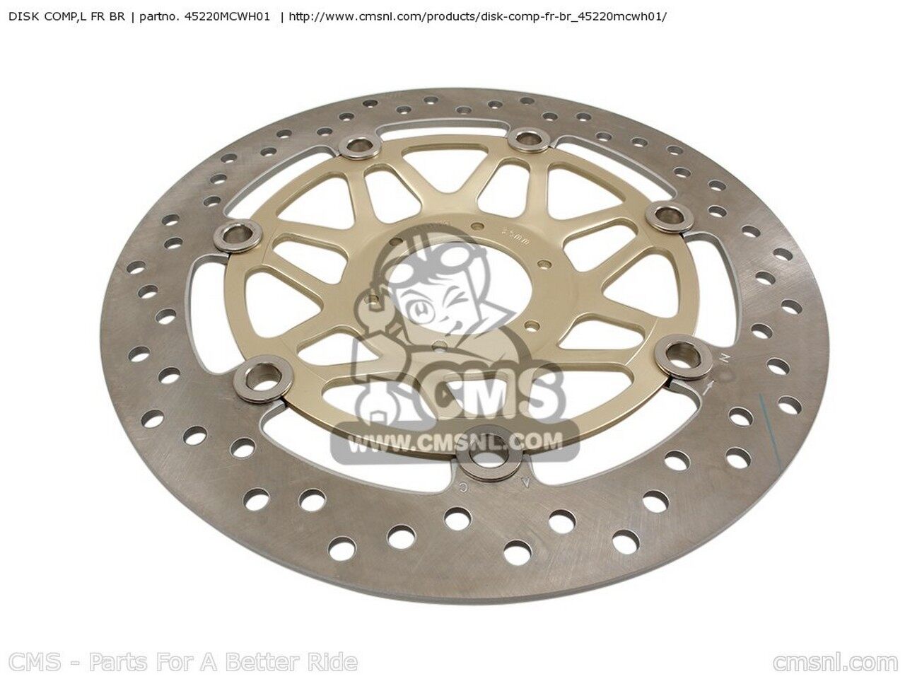 CMS シーエムエス DISK COMP,L FR BR VFR800 6 AUSTRALIA ENGLAND EUROPEAN DIRECT SALES FRANCE / CMF IRELAND 8 TWO 9 MK MME TYPE 2 ENGLAN DMK 3 4 INTERCEPTOR USA VFR800A ABS HONDA ホンダ ブレーキディスクローター ブレーキ|ウェビック 店
