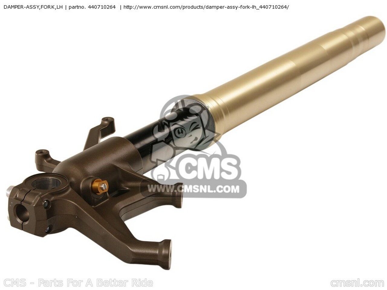 CMS シーエムエス DAMPER-ASSY，FORK，LH ZX1000D6F NINJA ZX10R USA CALIFORNIA CANADA KAWASAKI カワサキ フロントフォーク サスペンション 足回り