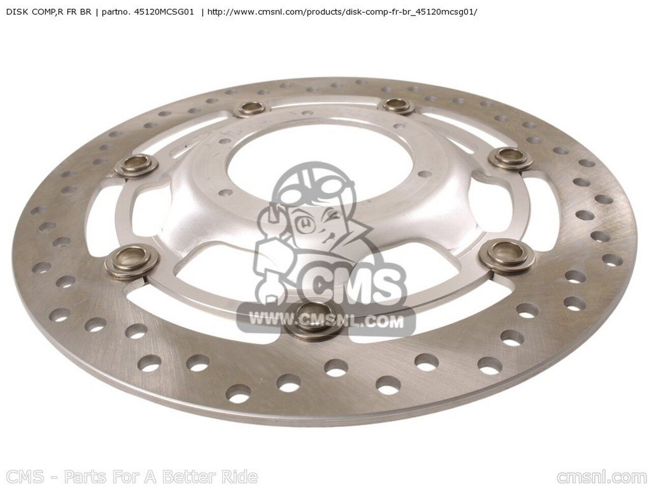 CMS シーエムエス DISK COMP，R FR BR ST1300 2004 4 USA 2005 5 2006 6 PANEUROPEAN AUSTRALIA FRANCE EUROPEAN DIRECT SALES IRELAND 2009 9 ENGLAND / MKH MME CMF ST1300A 2003 3 2008 8 ABS 2002 2 CANADA CHINA KOREA HONDA ホンダ ブレーキディスクローター ブレーキ｜ウェビック　店