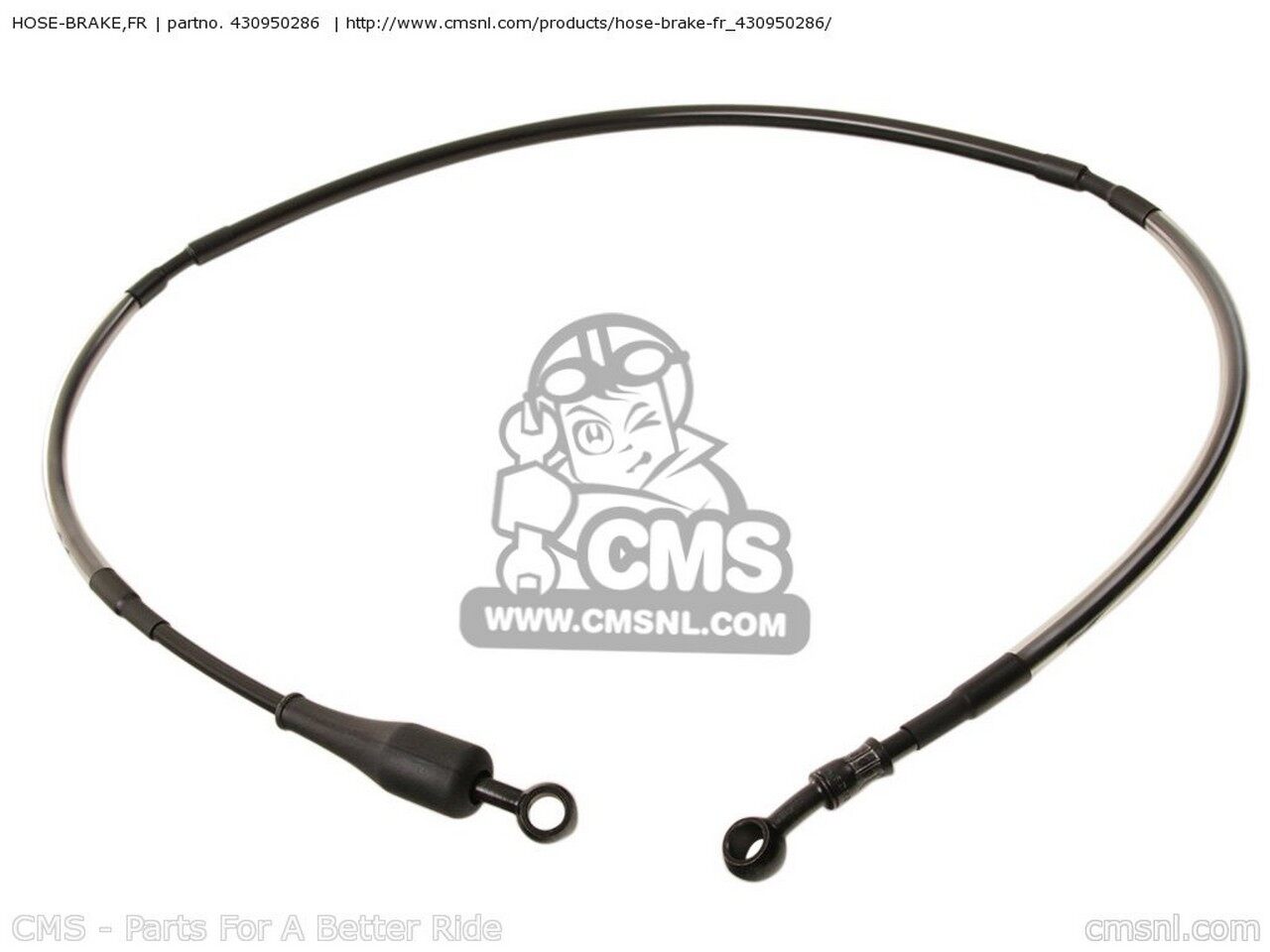 CMS シーエムエス HOSE-BRAKE，FR KX250-T8F KX250F USA KX250-W9F KX250-W9FA KX250-XAFB KX250-YBF KX450-D8F KX450F 2008 KX450-E9F 2009 KX450-EAF 2010 KX450-EBF 2011 KX450D7F 2007 CANADA KAWASAKI カワサキ ブレーキホース・クラッチホース ブレーキ