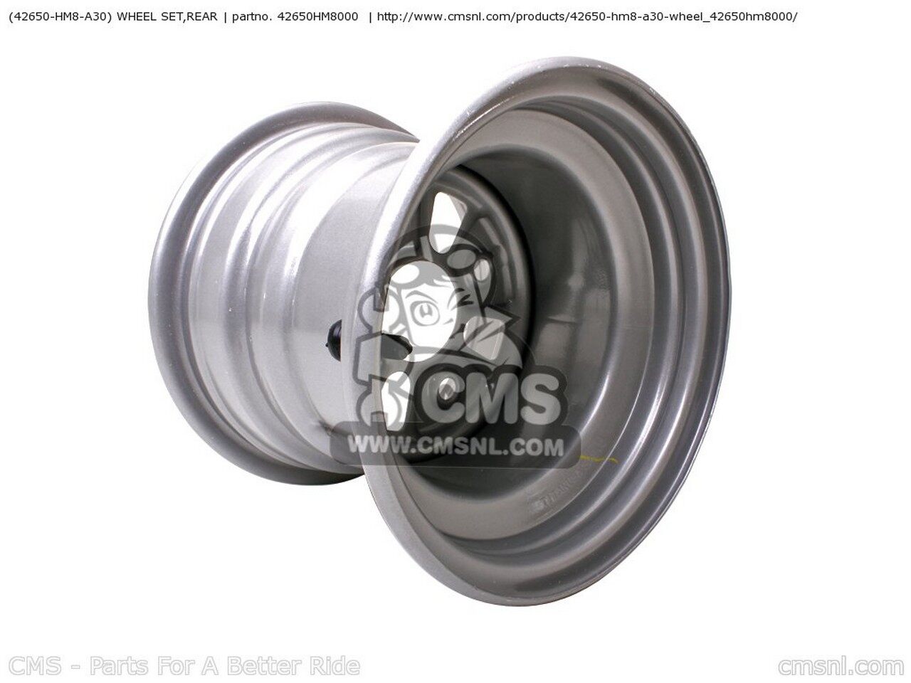 CMS シーエムエス (42650-HM8-A30) WHEEL SET，REAR TRX250 RECON 2000 Y USA EXCEPT CALIFORNIA HONDA ホンダ ホイール ホイール関連 足回り