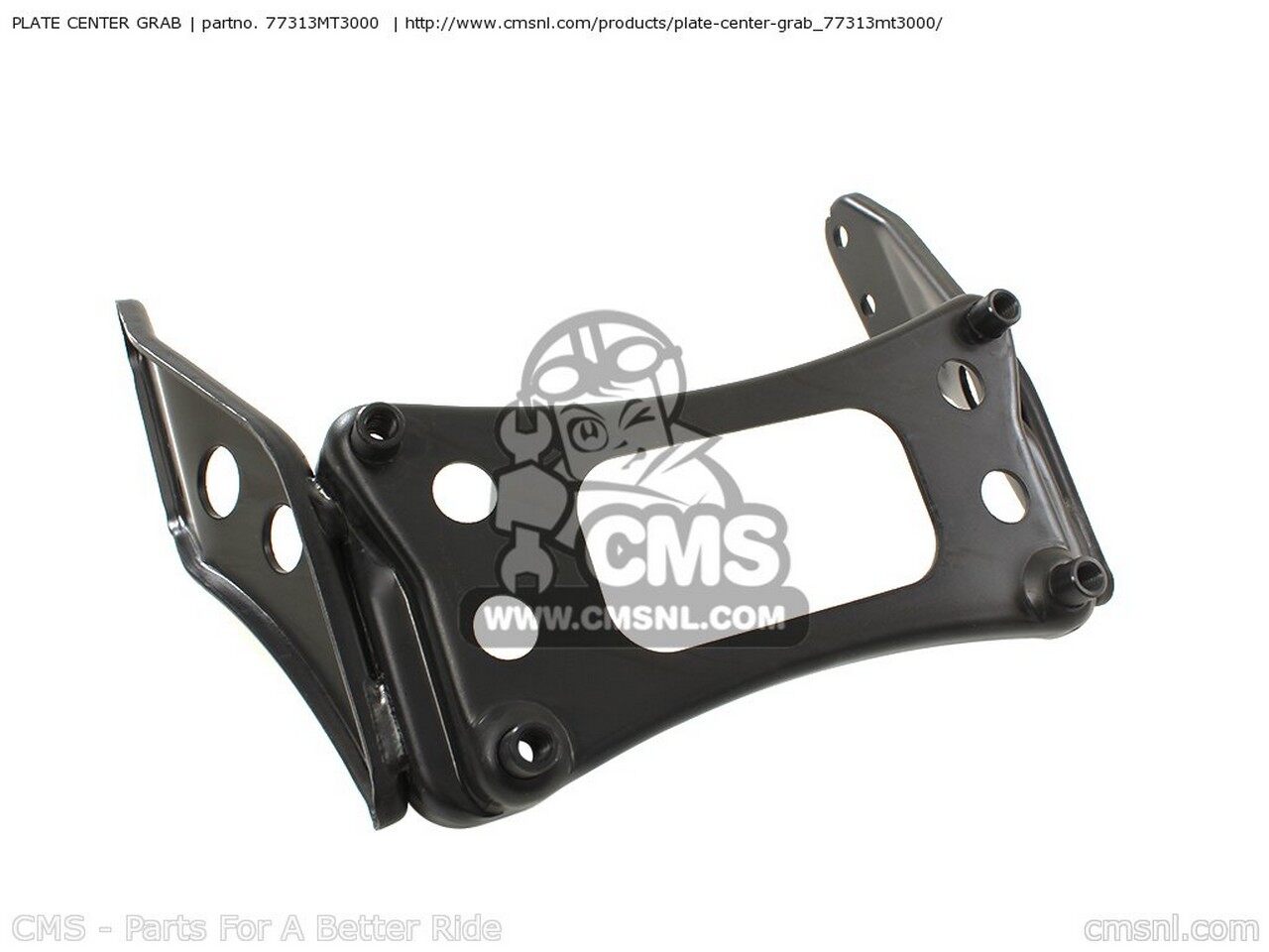 CMS シーエムエス PLATE CENTER GRAB ST1100 PANEUROPEAN 2000 Y EUROPEAN DIRECT SALES ST1100A FRANCE / ABS HONDA ホンダ シートレール・シートフレーム フレーム