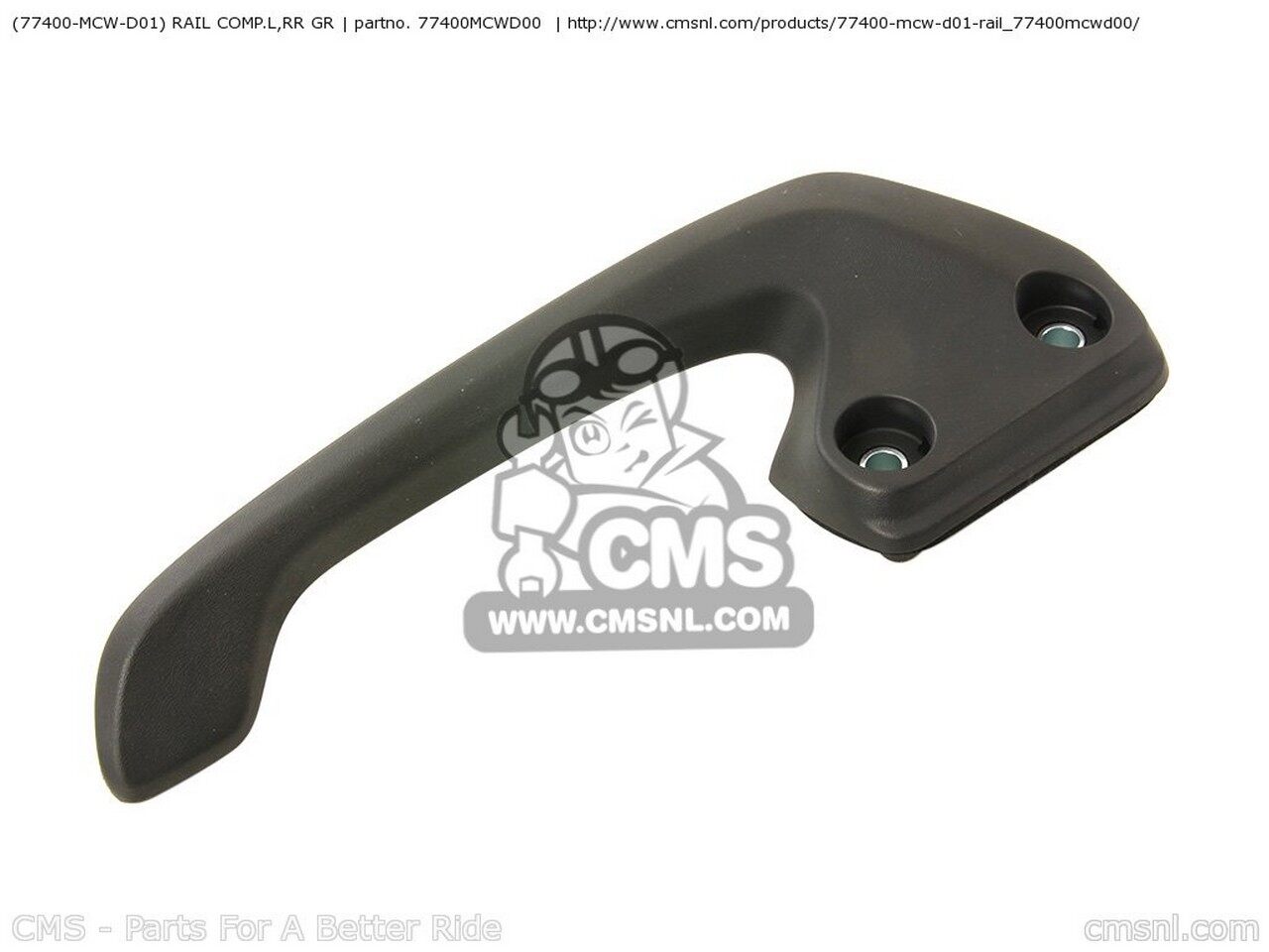 CMS シーエムエス (77400-MCW-D01) RAIL COMP.L,RR GR VFR800 2 AUSTRALIA FRANCE VFR800A CANADA / ABS ENGLAND 4 5 EUROPEAN DIRECT SALES CMF IRELAND HONDA ホンダ グラブバー・タンデムバー・シーシーバー 外装|ウェビック 店
