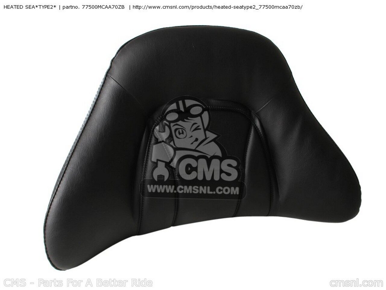 CMS シーエムエス HEATED SEA*TYPE2* GL1800 GOLDWING 6 AUSTRALIA / GH ENGLANDGH EUROPEAN DIRECT SALES FRANCE CMF IRELAND HONDA ホンダ シート シート関連 外装