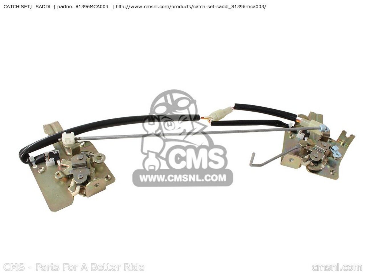 CMS シーエムエス CATCH SET，L SADDL GL1800 GOLDWING 1 USA 2 3 4 5 6 AUSTRALIA / GH BRAZIL ENGLANDGH EUROPEAN DIRECT SALES FRANCE CMF IRELAND GL1800A KMH CANADA ENGLAND HONDA ホンダ バッグ・ボックス取り付けステー 車体用バッグ・ケース