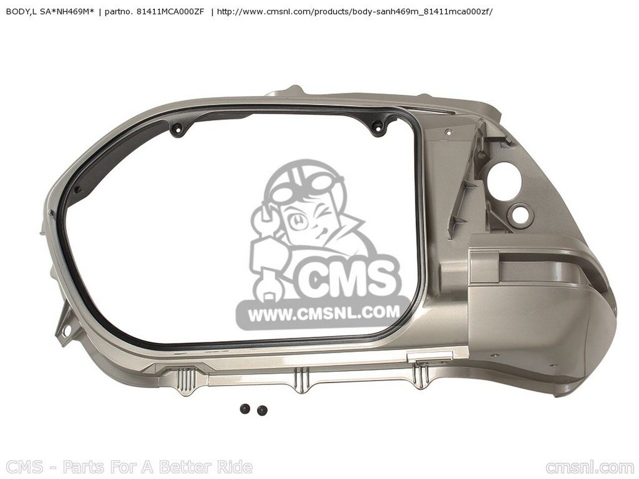 CMS シーエムエス ボディ，L SA*NH469M＊ GL1800 GOLDWING 2 USA 3 GL1800A AUSTRALIA / KMH CANADA ENGLAND EUROPEAN DIRECT SALES FRANCE CMF 4 HONDA ホンダ その他フレームオプション・補修部品 フレーム