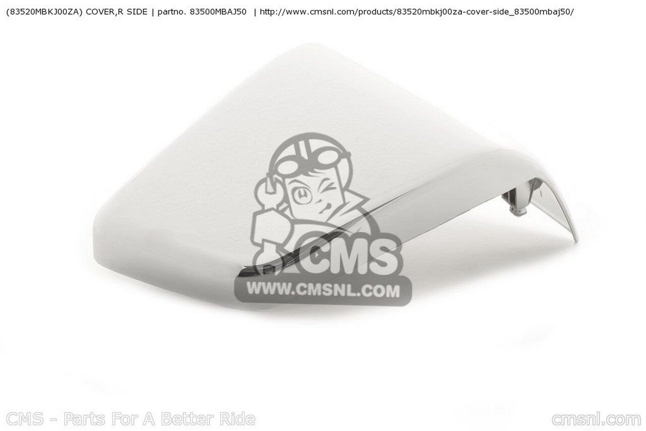 CMS シーエムエス (83520-MBK-J00ZA) COVER，R SIDE NV750C2 SHADOW 2001 1 KOREA HONDA ホンダ サイドカウル・サイドカバー カウル関連 外装