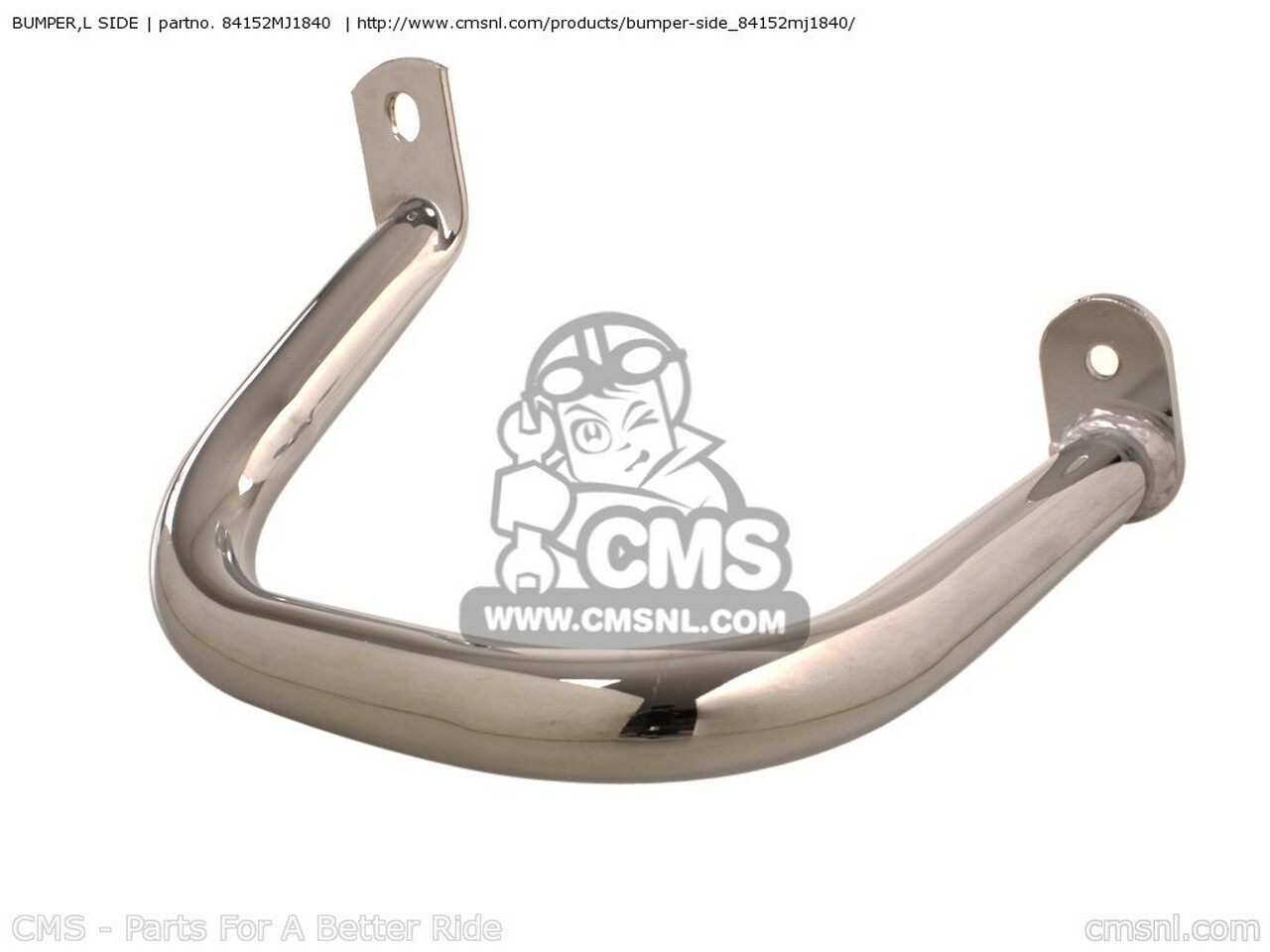 CMS シーエムエス BUMPER,L SIDE CBX750P2 2001 1 GEN EXPORT / KPH TYPE 4 PLR GENERAL MK 2 PLB 3 MOT 5 6 MOROCCO BLA PERU PERUMK HONDA ホンダ エンジンガード フレーム|ウェビック 店