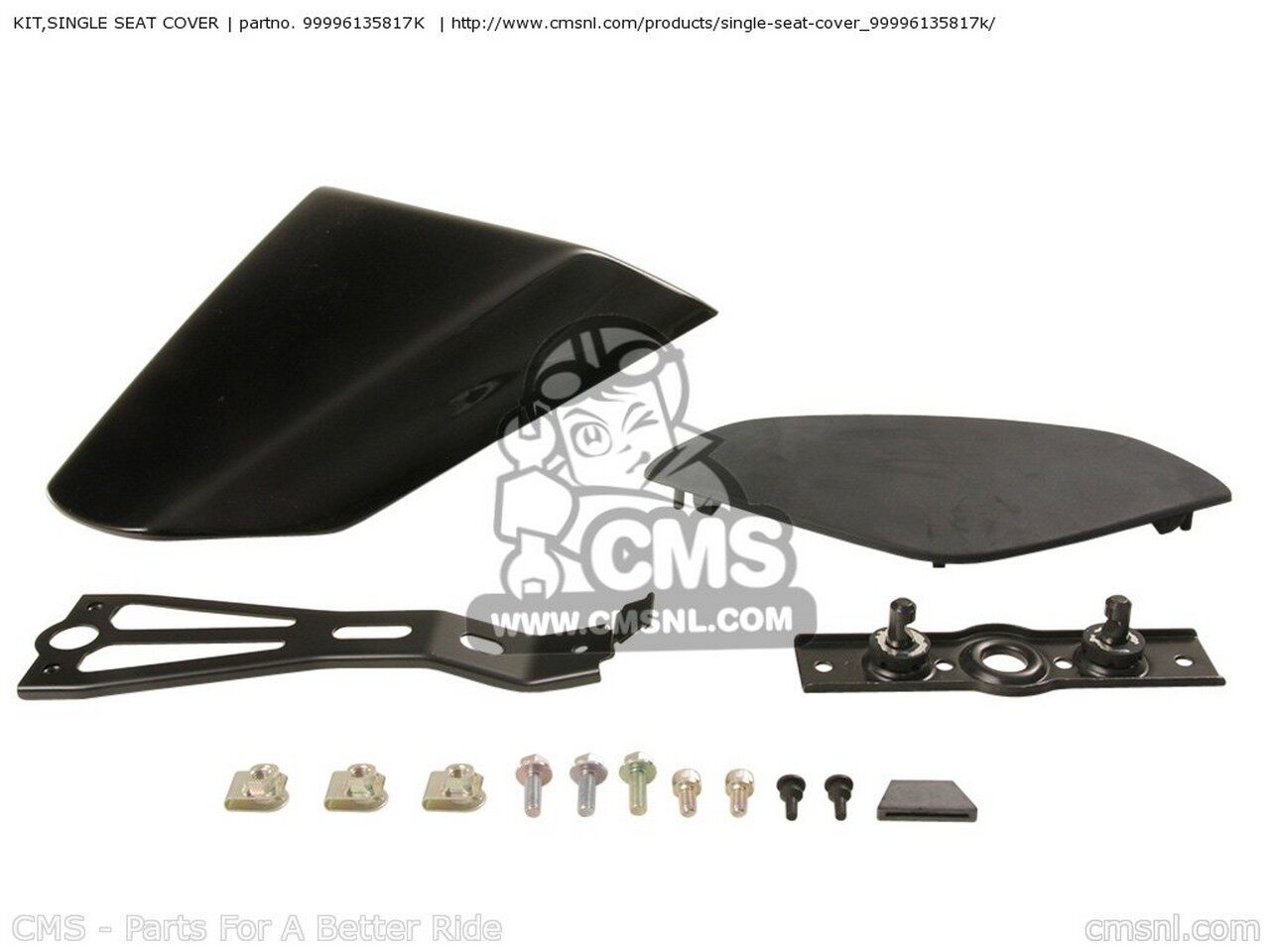 CMS シーエムエス KIT，SINGLE SEAT COVER ZX1000E8F NINJA ZX10R USA KAWASAKI カワサキ その他シートオプション・補修部品 シート関連 外装
