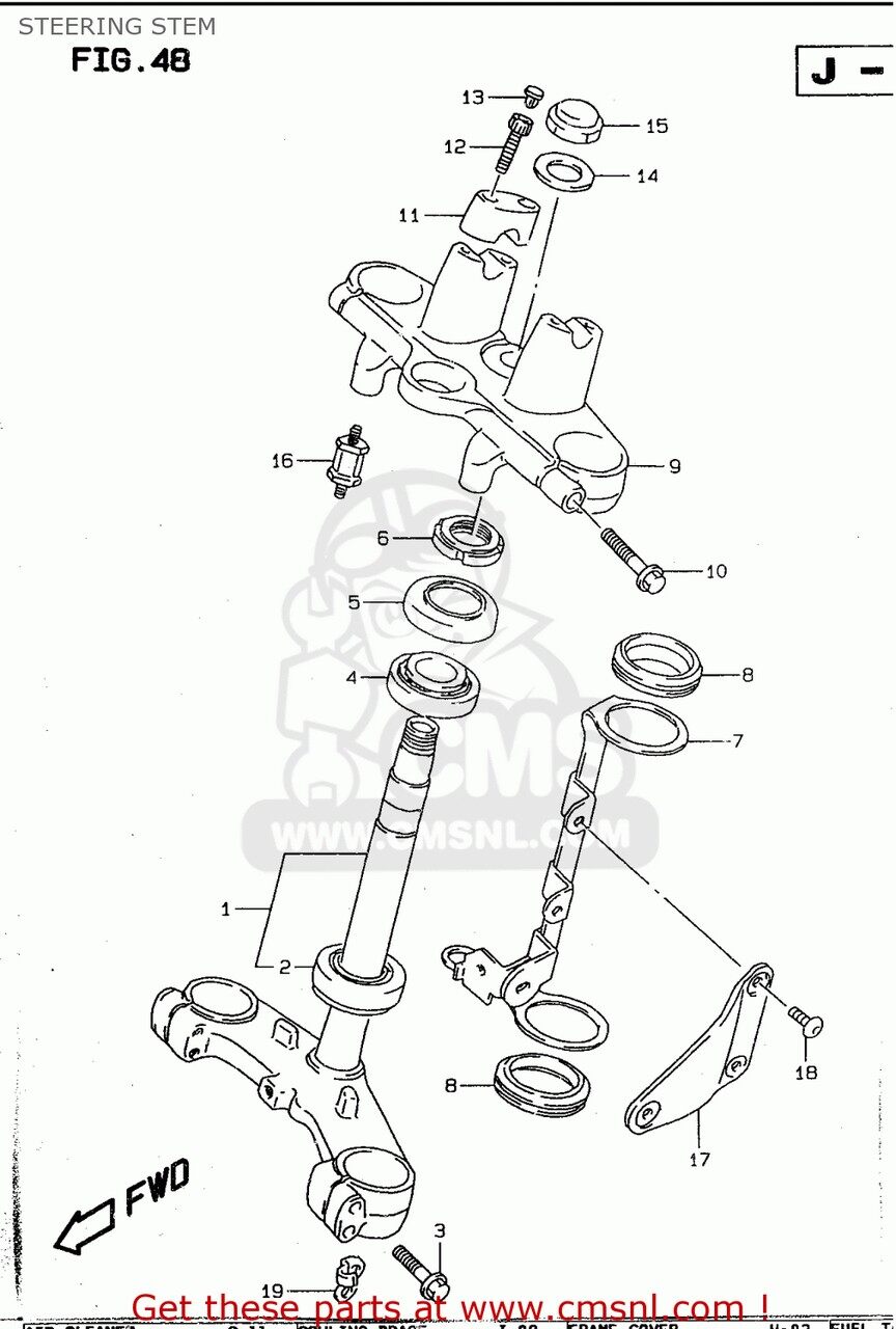 CMS シーエムエス HEAD，STEERING STEM GSF600 1995 S E02 E04 E18 E22 E25 E34 1996 T E17 1997 V / P37 1998 W 1999 X GSF600S E24 BANDIT USA E03 GSF600S1998 GSF600SU GERMANY SUZUKI スズキ トリプルツリー・ステム・アンダーブラケット ハンドル｜ウェビック　店 37,362円