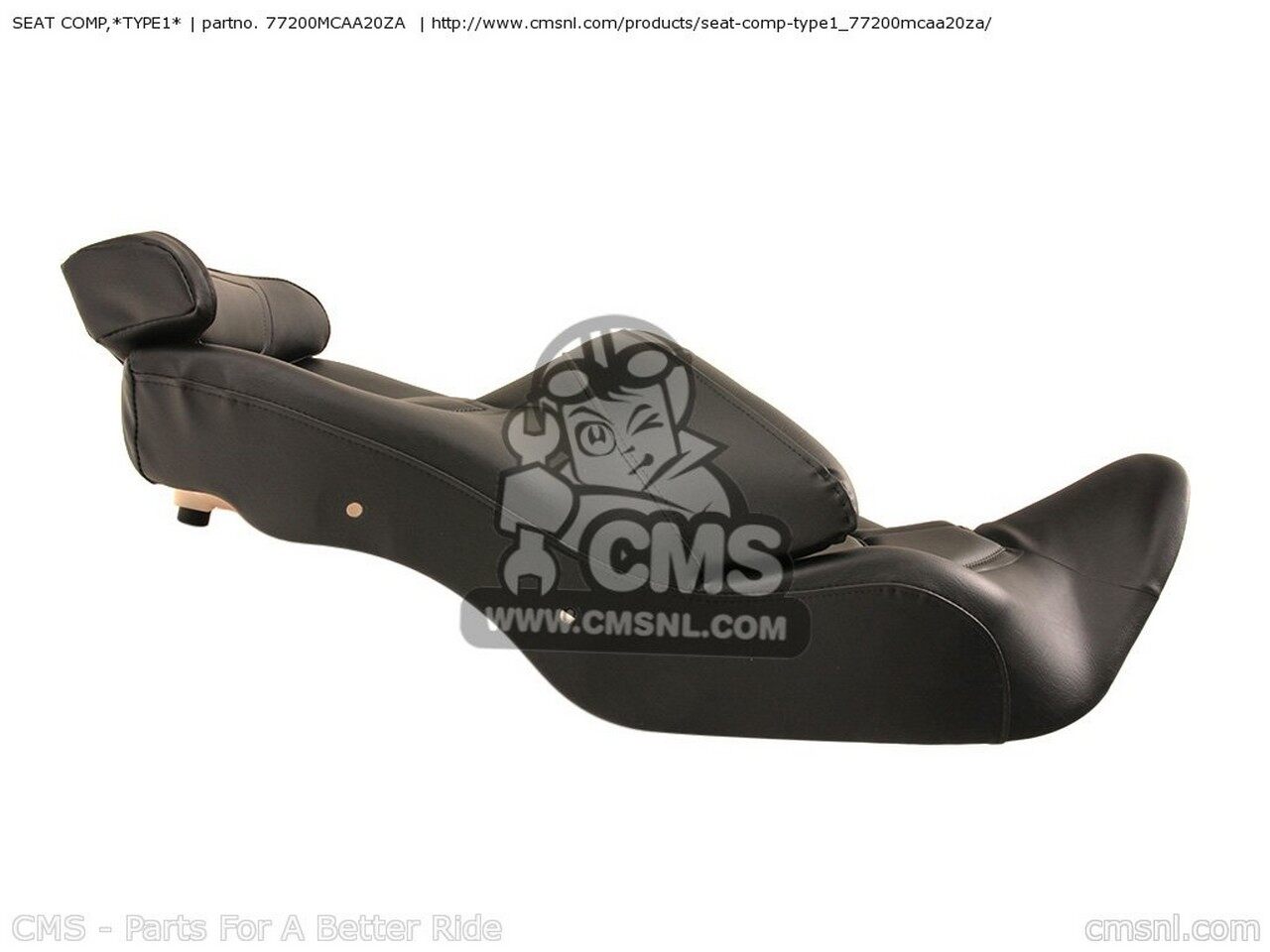 CMS シーエムエス SEAT COMP，*TYPE1* GL1800 GOLDWING 4 USA 5 6 BRAZIL GL1800A AUSTRALIA ENGLAND EUROPEAN DIRECT SALES FRANCE HONDA ホンダ シート シート関連 外装 68,824円