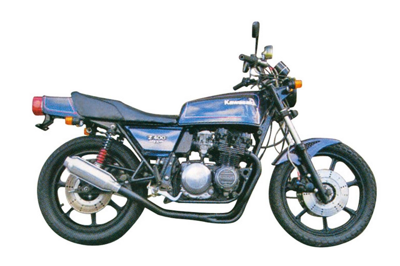 楽天市場】KAWASAKI Z400FX E4 紀の国屋 45π 分割式 4-2-1管 黒