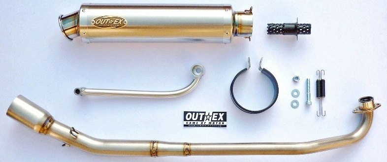 送料込 ウェビック1号店OUTEX OUTEX:アウテックス S O スリップオンマフラー SMS4 